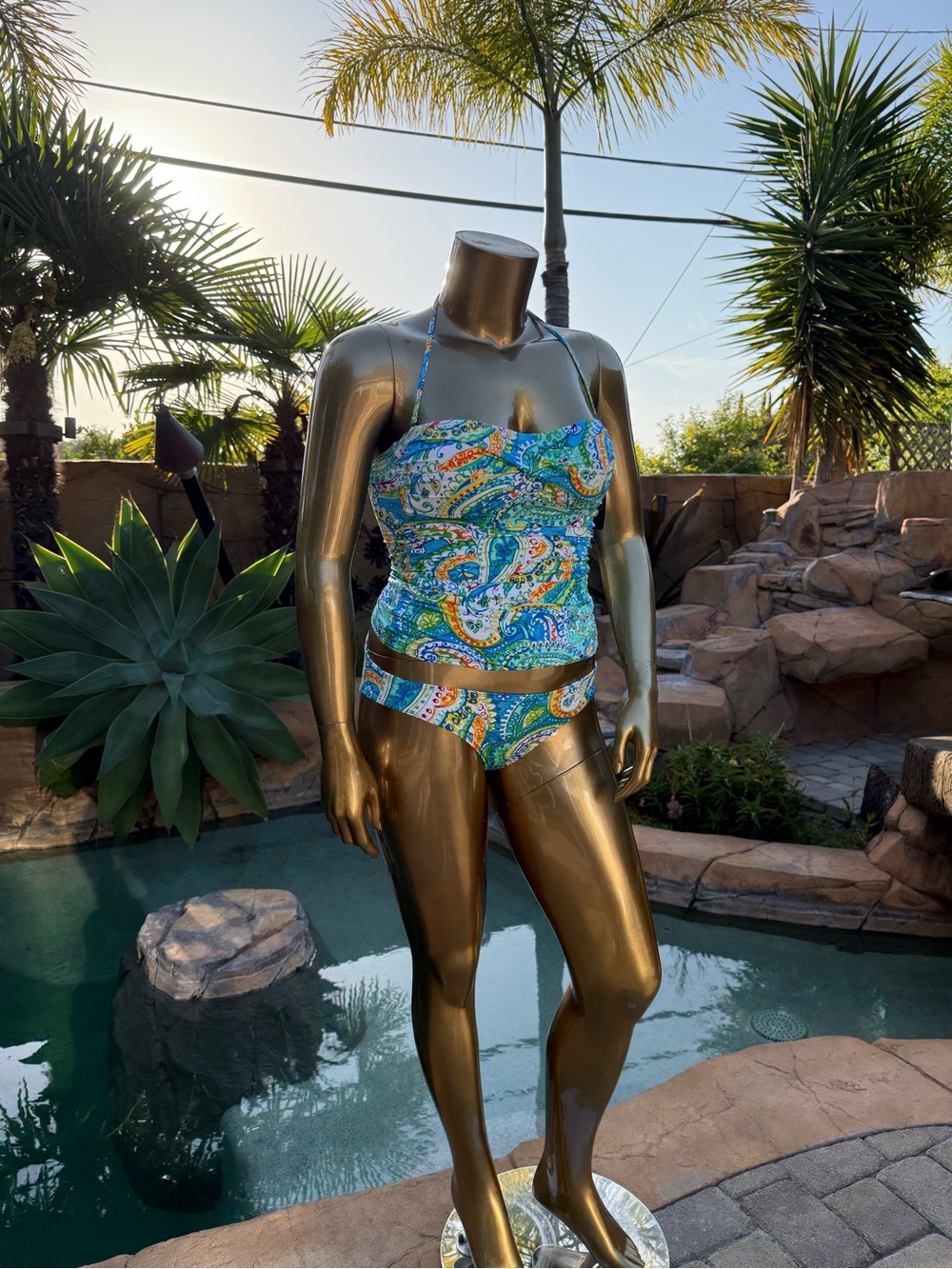 Ralph Lauren 3 piece swimsuit suit set